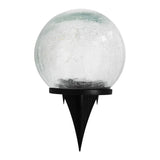 LUMIRO Outdoor Cracked Glass Garden Solar Ball Light - 15 cm_4