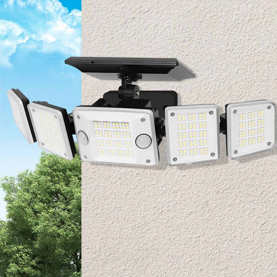 LUMIRO Solar Security Light with Adjustable Head and Motion Sensor - Waterproof Outdoor Wall Light_7