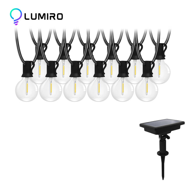 LUMIRO 12-Bulb Solar Patio String Lights | Multiple Modes_0