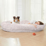 PETSWOL Washable Human Dog Bed Fits You and Your Pets_9