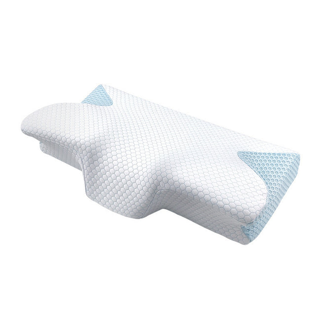 COMFEYA Cervical Neck Pillow for Pain Relief Sleeping - Orthopedic Contour Memory Foam Pillow with Cooling Pillow Covers_1