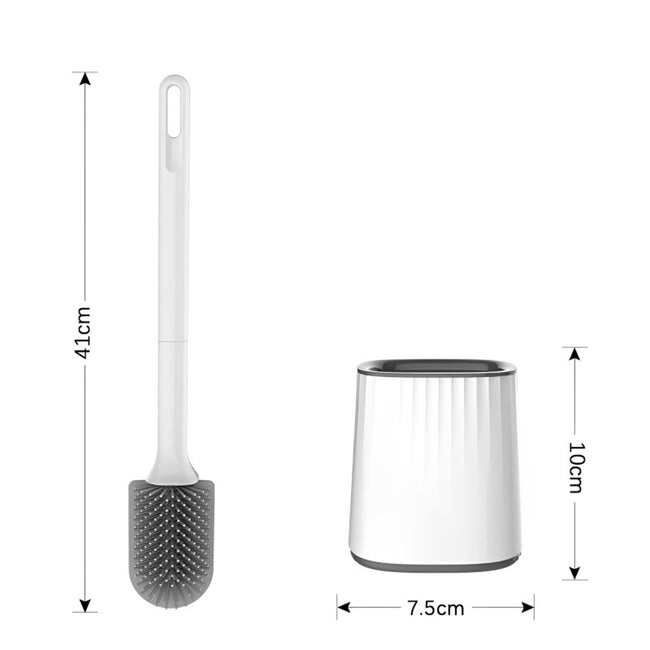 CLEANFOK Toilet Brush with Ventilated Holder - Odor-Free, Durable, and Hygienic_2