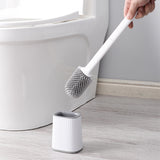 CLEANFOK Toilet Brush with Ventilated Holder - Odor-Free, Durable, and Hygienic_3