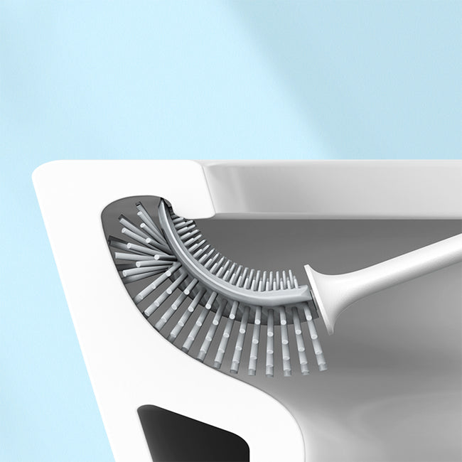 CLEANFOK Toilet Brush with Ventilated Holder - Odor-Free, Durable, and Hygienic_6