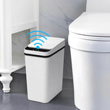 CLEANFOK Motion Sensor Smart Trash Can - Touchless & Hygienic Bathroom Trash Can_3