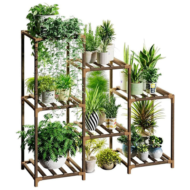 GREENHAVEN Multi-layer Wooden Plant Stand_12