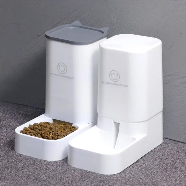 PETSWOL Cat Dog Feeder and Waterer - Self-Dispensing Automatic Pet Feeders_3