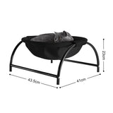 PETSWOL Elevated Cat Bed Dog Bed Pet Hammock Bed_2