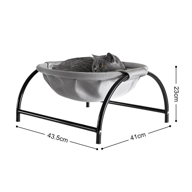 PETSWOL Elevated Cat Bed Dog Bed Pet Hammock Bed_3