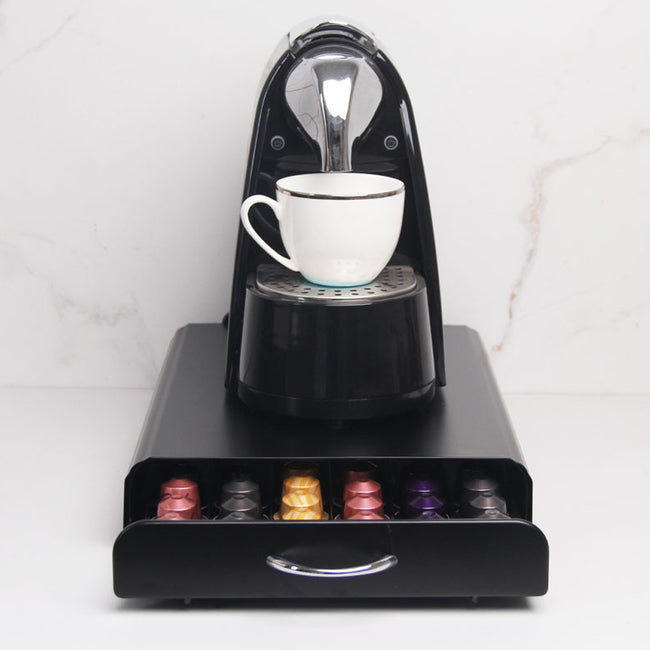 STORFEX 60pcs Nespresso Capsule Drawer Pod Holder - Coffee Machine Stand_2