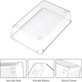 STORFEX Multifunctional Clear Plastic Drawer Organizers Set_5